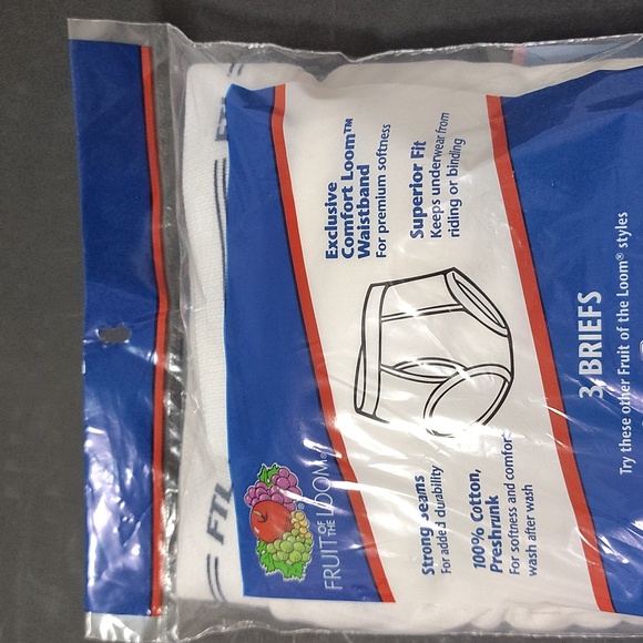 Fruit of The Loom FTL 3 Pack Men's Briefs Large 38-40 100% Cotton Vintage 2001 - Picture 5 of 8